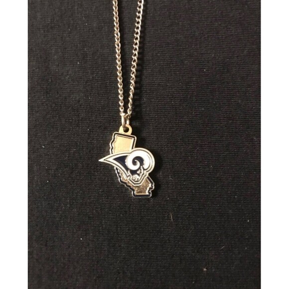 NFL Los Angeles Rams Necklace Sports Football Jewelry - Picture 1 of 2